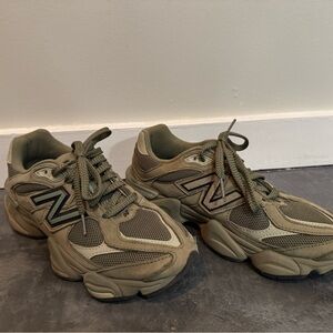 New Balance Dark Olive 9060 Sneakers